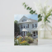 Edgartown Hotel Summer Garden Custom Briefkaart (Staand voorkant)