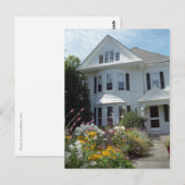 Edgartown Hotel Summer Garden Custom Briefkaart (Voorkant / Achterkant)