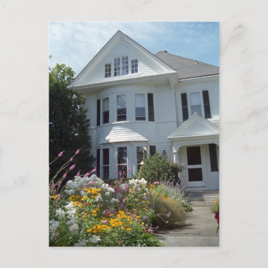 Edgartown Hotel Summer Garden Custom Briefkaart (Voorkant)