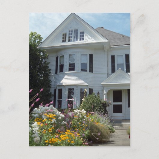 Edgartown Hotel Summer Garden Custom Briefkaarten (Voorkant)