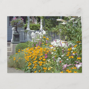 Edgartown Hotel Summer Garden Custom Briefkaarten
