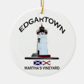 Edgartown. Keramisch Ornament (Voorkant)