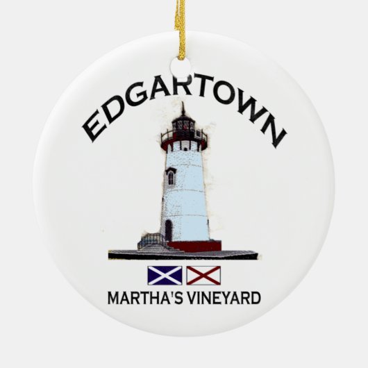 Edgartown. Keramisch Ornament (Achterkant)