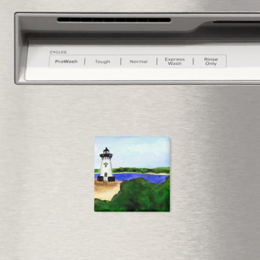 Edgartown Lighthouse Magnet (Insitu (Vaatwasser))