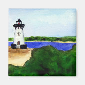 Edgartown Lighthouse Magnet (Voorkant)
