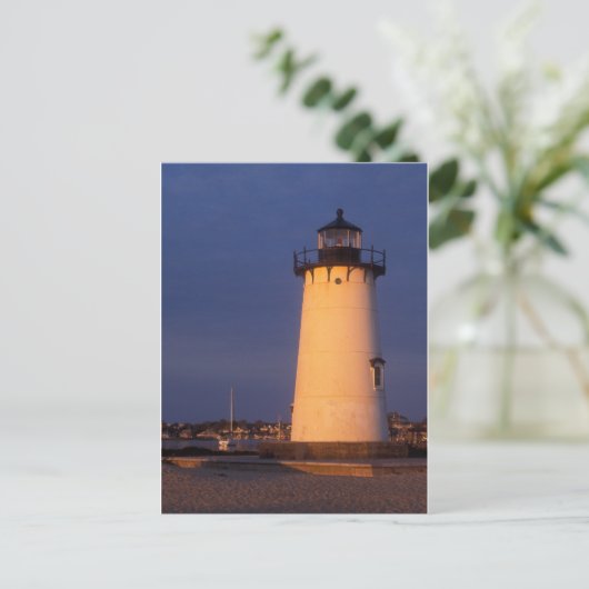 Edgartown Lighthouse Marthas Vineyard Briefkaart (Staand voorkant)