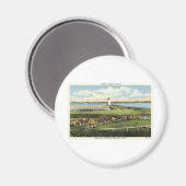 Edgartown Lighthouse Martha's Vineyard c1925 Magneet (Voorkant / Achterkant)