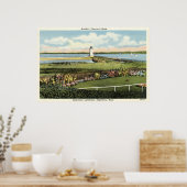 Edgartown Lighthouse Martha's Vineyard c1925 Poster (Keuken)