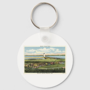 Edgartown Lighthouse Martha's Vineyard c1925 Sleutelhanger