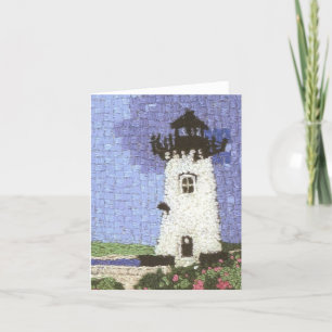 Edgartown Lighthouse-Martha's Vineyard, Cape Cod Bedankkaart