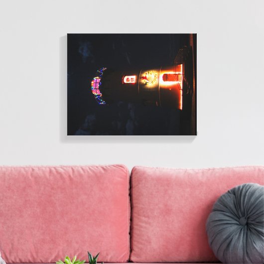 Edgartown Lighthouse, Martha's Vineyard MA Canvas Afdruk (Insitu (Woonkamer))