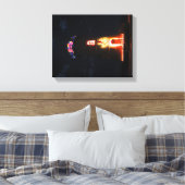 Edgartown Lighthouse, Martha's Vineyard MA Canvas Afdruk (Insitu (Slaapkamer))