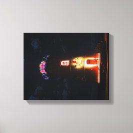 Edgartown Lighthouse, Martha's Vineyard MA Canvas Afdruk