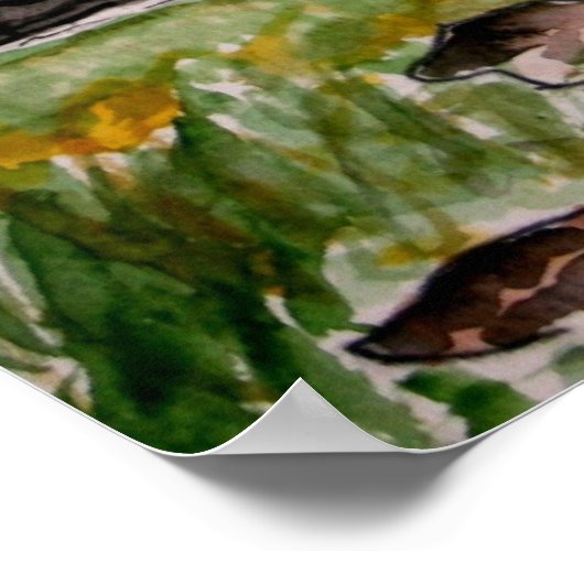 Edgartown Lighthouse Marthas Vineyard Poster (Hoek)