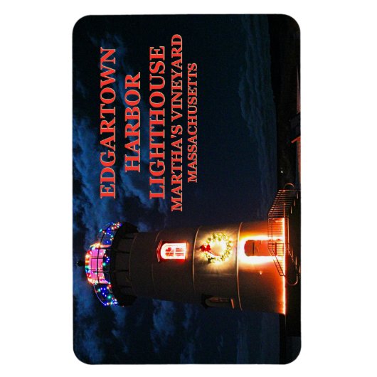Edgartown Lighthouse, Massachusetts Flexi Magnet Magneet (Verticaal)