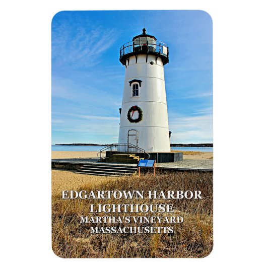 Edgartown Lighthouse, Massachusetts Flexi Magnet Magneet (Verticaal)