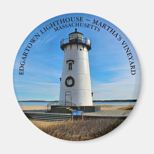 Edgartown Lighthouse, Massachusetts Magnet (Voorkant)