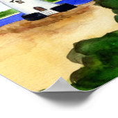 Edgartown Lighthouse Poster-Martha's Vineyard Poster (Hoek)