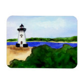 Edgartown Lighthouse Rectangle Magnet Magneet (Horizontaal)