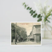 Edgartown MA Main St Post Kantoor  stijl Briefkaart (Staand voorkant)