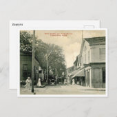 Edgartown MA Main St Post Kantoor  stijl Briefkaart (Voorkant / Achterkant)