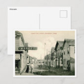 Edgartown MA Main Street Uitzicht  stijl Briefkaart (Voorkant / Achterkant)