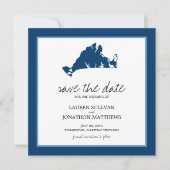Edgartown Martha's Vineyard Wedding Save the Date (Voorkant)