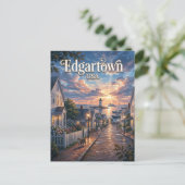 Edgartown, Massachusetts, VS VS Briefkaart (Staand voorkant)