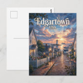 Edgartown, Massachusetts, VS VS Briefkaart (Voorkant / Achterkant)