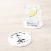 Edgartown. Zandsteen Onderzetter (Zijkant)