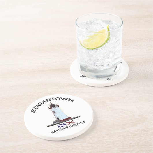 Edgartown. Zandsteen Onderzetter (Zijkant)