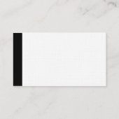 Edge-driehoek - zwart visitekaartje (Achterkant)