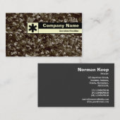 Edge gelabeld - bloesem visitekaartje (Voorkant / Achterkant)