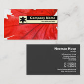 Edge gelabeld - Japans leder Visitekaartje (Voorkant / Achterkant)