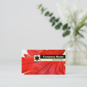 Edge gelabeld - Japans leder Visitekaartje (Staand voorkant)