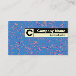 Edge gelabeld monogram - Abstract 080716(1) Visitekaartje