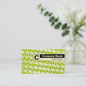 Edge gelabeld monogram - Abstract 080716(8) Visitekaartje (Staand voorkant)