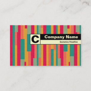 Edge gelabeld monogram - Abstract 240113 Visitekaartje