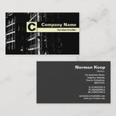 Edge-gelabeld monogram - HC Construction Visitekaartje (Voorkant / Achterkant)