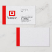 Edge Gold - rood Visitekaartje (Voorkant / Achterkant)