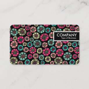 Edge Label - Abstract Flowers 031023