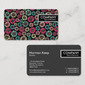 Edge Label - Abstract Flowers 031023 (Voorkant / Achterkant)