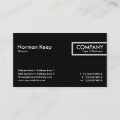 Edge-Label - Abstract rood en zwart Visitekaartje (Achterkant)