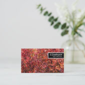 Edge-Label - Autumn Leaves Visitekaartje (Staand voorkant)