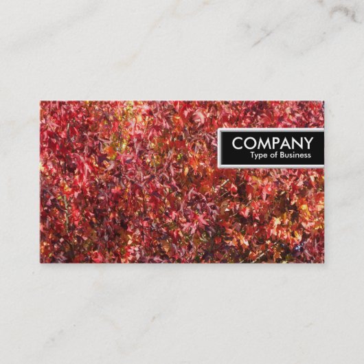 Edge-Label - Autumn Leaves Visitekaartje (Voorkant)