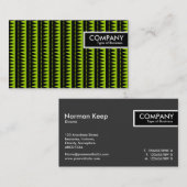 Edge Label - Aztec Pattern - Martian Green (Voorkant / Achterkant)