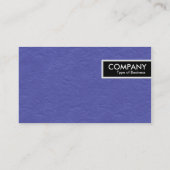 Edge-Label - Blauw gekleurde papierstructuur Visitekaartje (Achterkant)