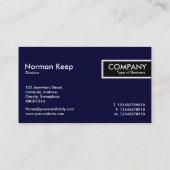 Edge Label - Blue Autumn (Achterkant)