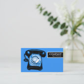 Edge-Label - Blue Hotline Visitekaartje (Staand voorkant)