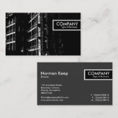 Edge-Label - Constructie met hoog contrast Visitekaartje (Voorkant / Achterkant)